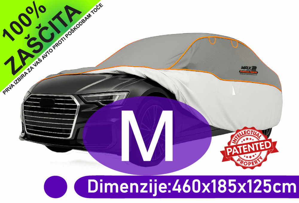 MAX 2 limuzina – mere velikosti M Avtopokrivalo MAX 2 za limuzino – mere velikosti M