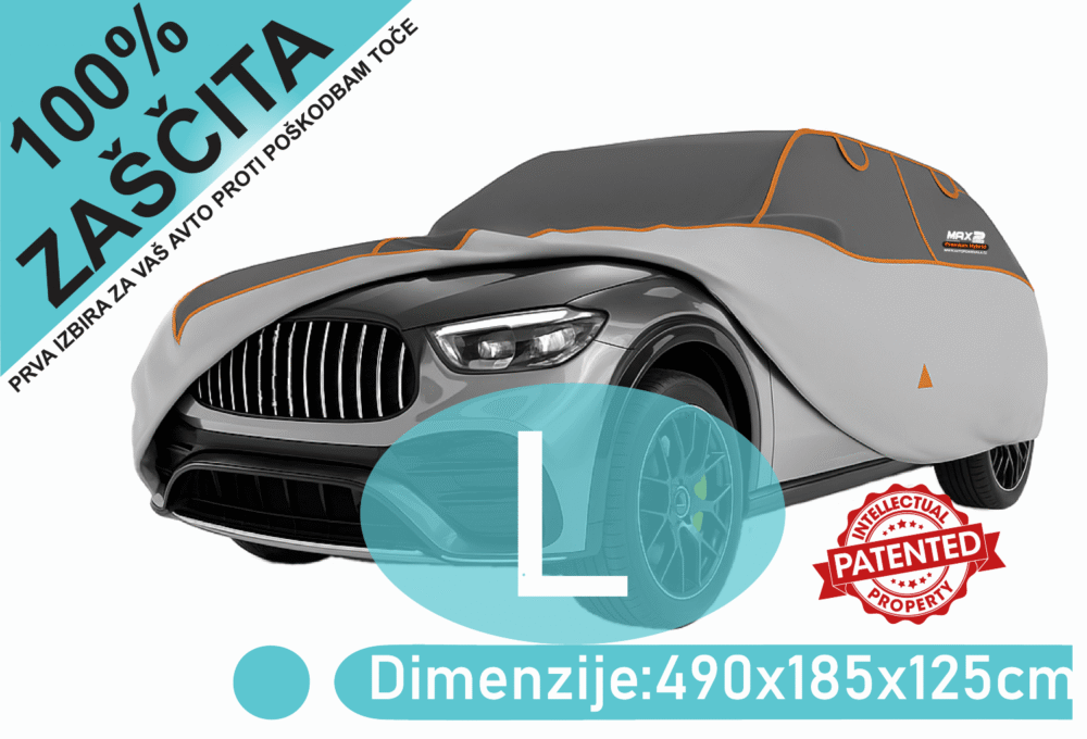 Avtopokrivalo MAX 2 Premium Hybrid za karavan vozila – 7 mm zaščita pred točo, dežjem in UV žarki